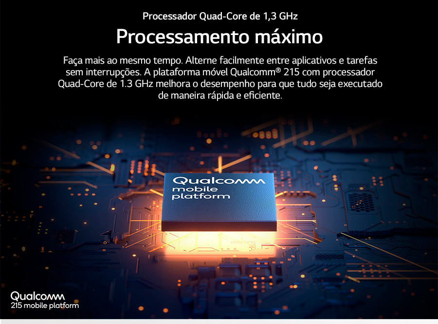 Smartphone LG K22+ 64GB 3GB RAM Tela 6.2